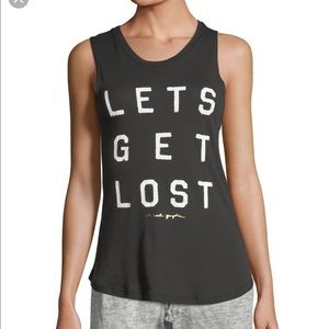 NWT Spiritual Gangster Let’s Get Lost Muscle Tank